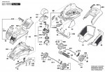 Bosch 3 600 HA4 373 Rotak 43 Lawnmower 230 V / GB Spare Parts Rotak43